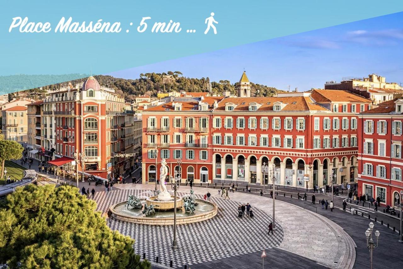 New ! Superbe Studio Vieux - Climatise Apartment Nizza